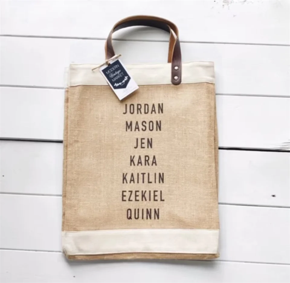 Vlastná juta taška | plážová taška | Market tote | Darček pre ňu | Trh Tote Bag | Taška Jute Tote | Nákupná taška Taška na pytlovinu | Vak na statok | Groce